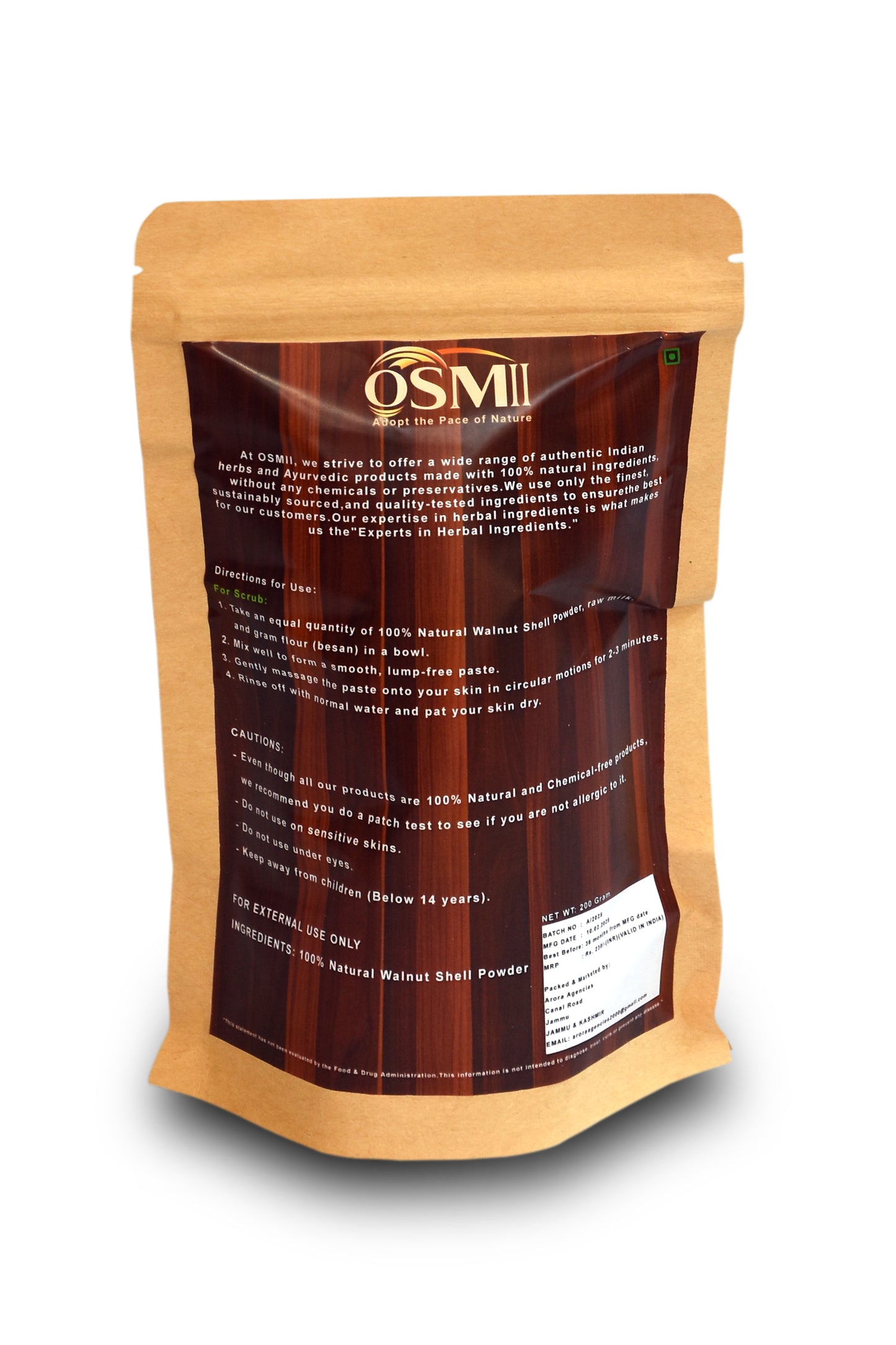 EXFOLIATING Walnut Shell Scrub(200 grams)